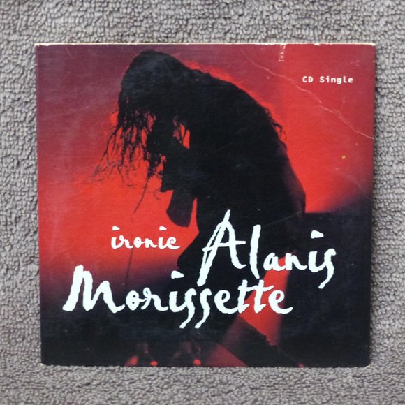 Alanis Morissette Ironic Audio CD Single Maverick 1996 Forgiven Live Rock - Picture 2 of 7